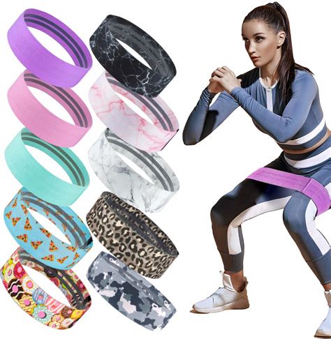 Fitness Elastic Resistant Exercise Band Custom Logo Loop Hip Booty