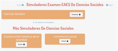 Simulador Eaes Senescyt Examen Acceso Educaci N Superior Gob