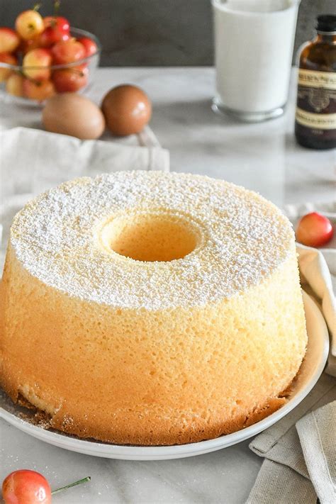 Vanilla Chiffon Cake Tips For The Perfect Chiffon Bake Foodelicacy