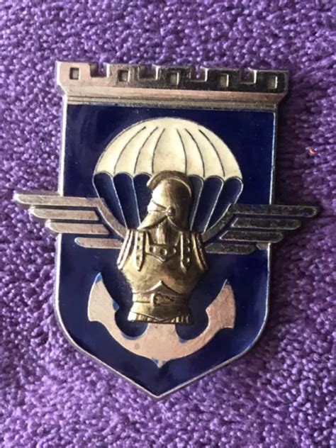 PARA ANCIEN insigne du 17eme régiment de génie parachutiste EUR 12 90