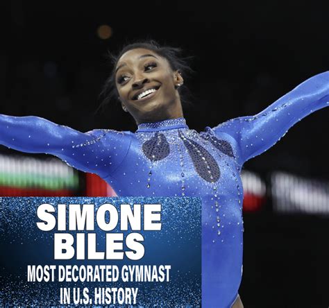 Simone Biles Becomes The Most Decorated And Dominant Gymnast In The