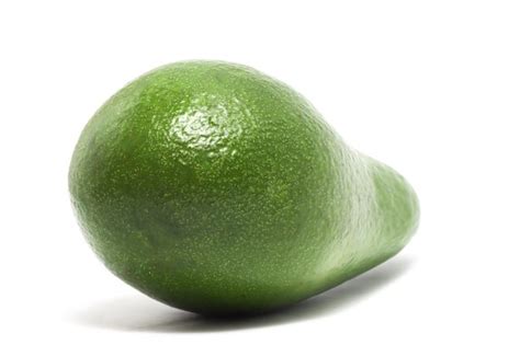 Un Aguacate Orgánico Fresco Entero Vista Lateral Deliciosa De La Fruta