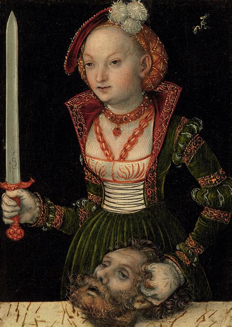 Lucas Cranach The Elder 1472 1553 Judith With The Head Of