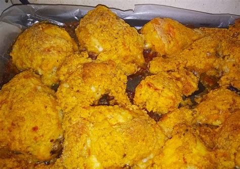 Oven baked Chicken (KFC) Recipe by Ntuntu - Cookpad