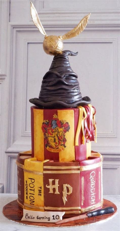 Best Harry Potter Cakes In Spell Books Harry S Scarf