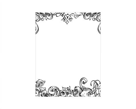 Flyer Borders Templates Border Templates Birthday Invitation Card