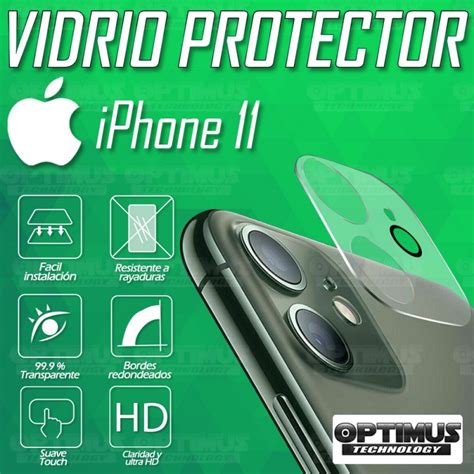 Kit iPhone 11 Vidrio Templado de cámara Cristal cerámico protector