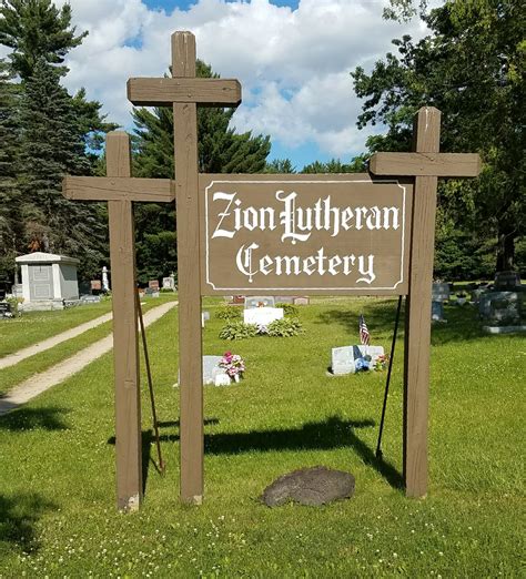 Zion Lutheran Cemetery In Embarrass Wisconsin Find A Grave Begraafplaats