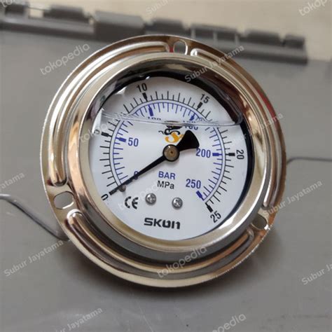 Jual Pressure Gauge Payung Stainless Skon Inchi Mpa Bar