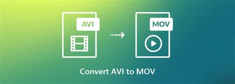 How To Convert AVI To MOV Without Quality Loss Top 3 Ways