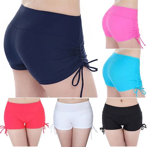 Multi Color Swimsuit Trunks Women Swim Shorts S 2xl Breathable Running