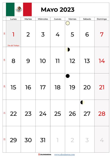 Descargar Calendario Mayo M Xico Para Imprimir