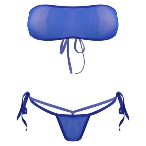 Yoojia Femme Micro Bikini Sexy Maillot De Bain Slip String Thong