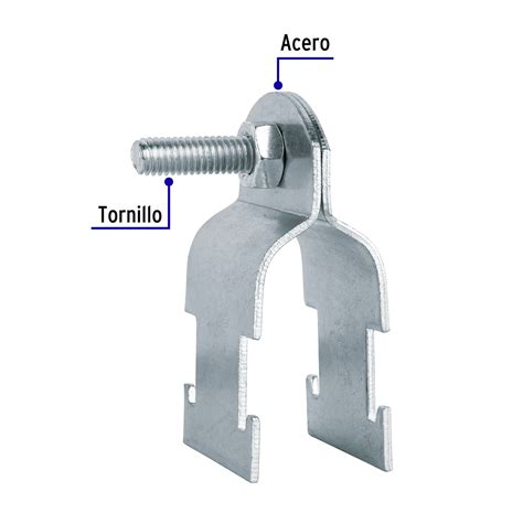 Ficha Tecnica Abrazadera Para Perfil Monocanal De Volteck