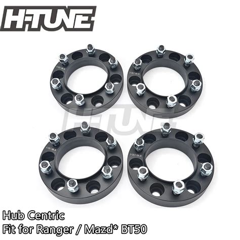 H Tune Pcs X Wheel Spacers Adapters Cb Mm Forged Aluminum