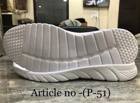 P Mens White Eva Shoe Sole Size At Rs Pair In New Delhi