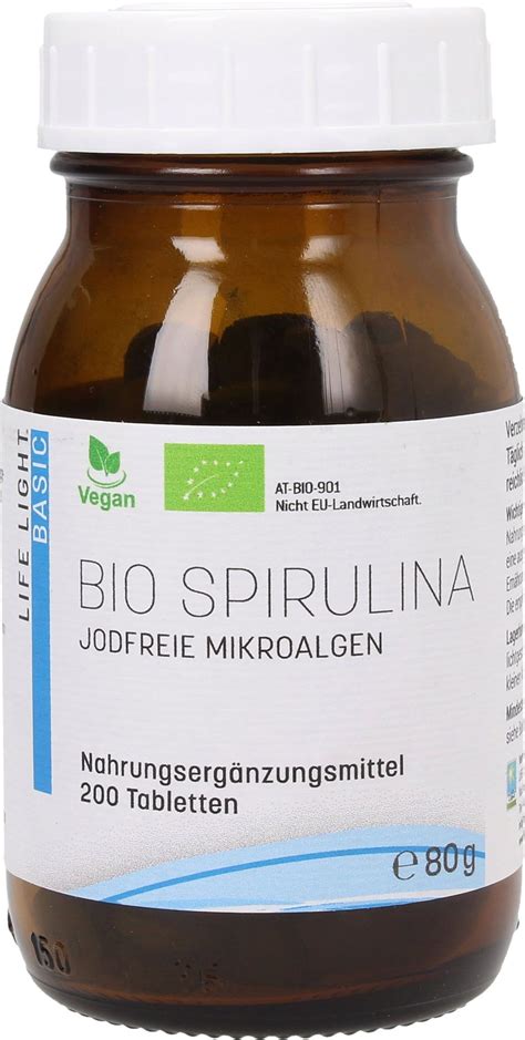 Spiruline Microalgue Bio Life Light Boutique En Ligne Vitalabo France