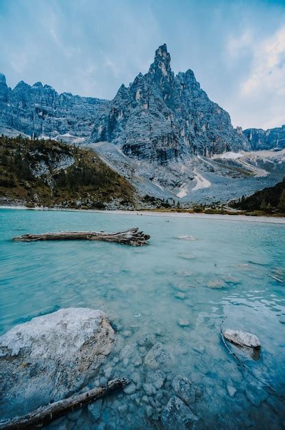 Premium Photo Majestic Landscape Of Dolomites Lake Sorapis With