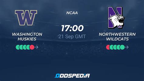 Washington Huskies Vs Northwestern Wildcats Predictions Odds Live