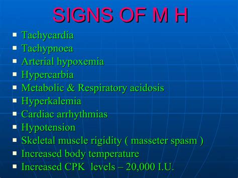 Malignant Hyperthermia Ppt