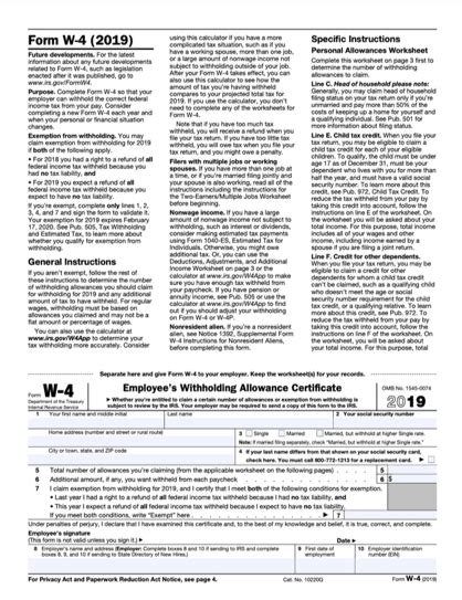 IRS Reveals New W-4 Form Draft - AccessPoint