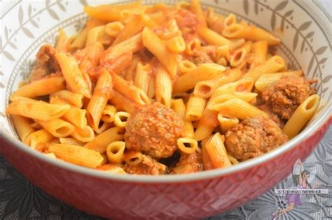 P Tes Aux Boulettes De Viande Cook O Penne Au Boeuf