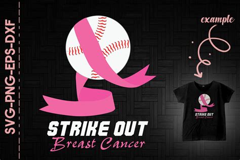 Strike Out Breast Cancer Awareness By Utenbaw Thehungryjpeg