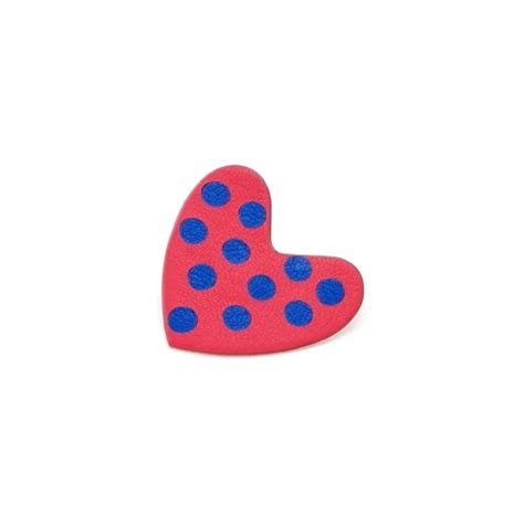 Pins Coeur En Marqueterie Cuir By Atelier Pato Made In Paris