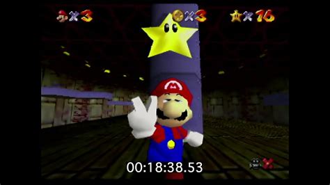 Super Mario 64 16 Star Speedrun 26 41 02 Youtube