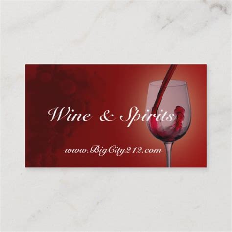 Customizable Wine Shop Business Cards Zazzle