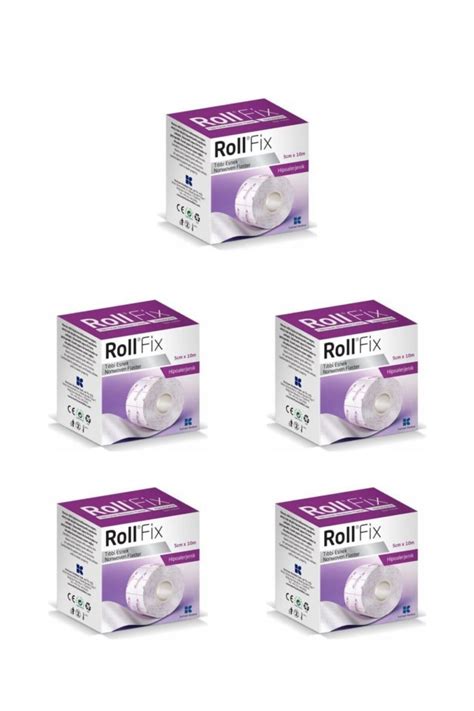 ROLLFİX Roll Fix Elastik Sabitleme Bandı Hipoalerjenik Flaster 5 Cm X ...