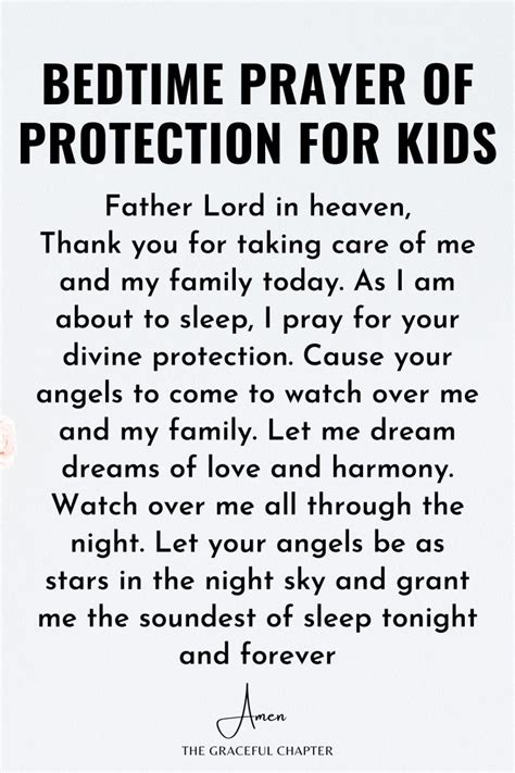 Bedtime Prayers For Kids