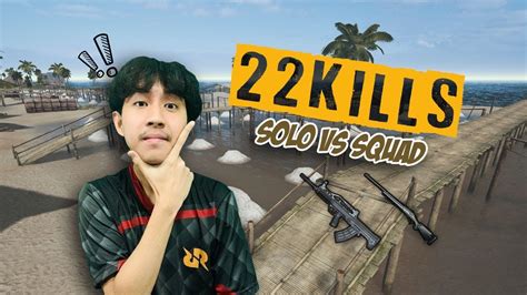 Pubg M G9 Solo Vs Squad Sanhok 22 Kill Youtube