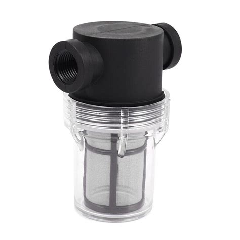 Garden Pond Inline Mesh Strainer Water Pump Filter Irrigation High Flow