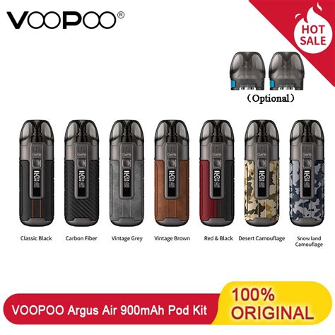 Voopoo Argus Syst Me De Dosette D Air Original Vape Mah Avec