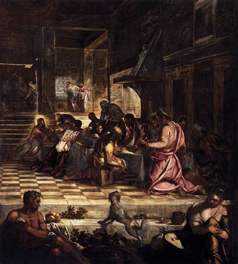 Last Supper (Tintoretto) | Dipingere idee, Ultima cena, Olio su tela