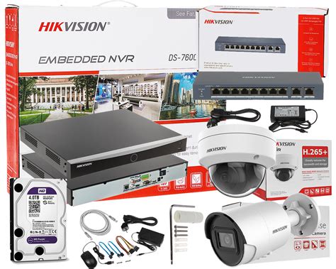 Zestaw Monitoringu Posesji Kamer Hikvision Ds Cd G I Ds