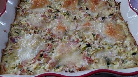 Gratin De Courgettes Râpées Au Jambon Oh La Gourmande