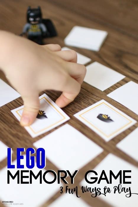 Super Hero Lego Memory Game