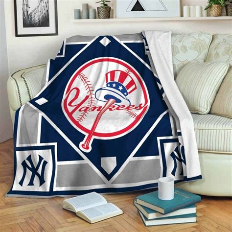 New York Yankees Sherpa Fleece Blankets Sleepy Yankeesfanhome