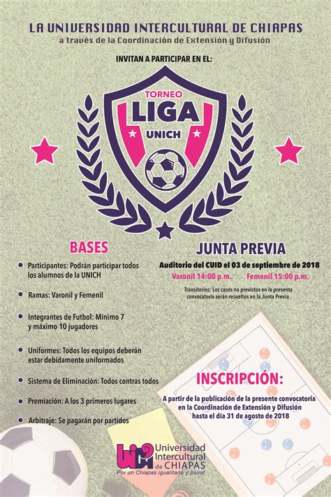 Convocatoria Liga Unich Unich