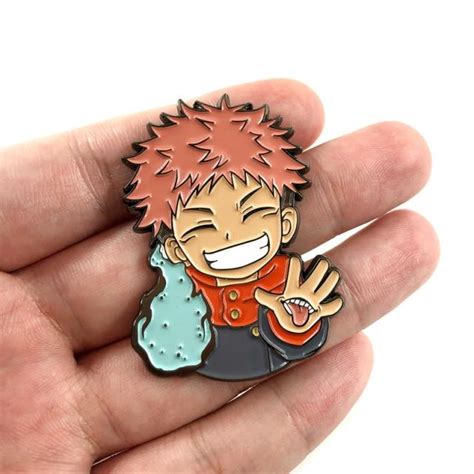 Jujutsu Kaisen Yuji Itadori Funny Hand S Enamel Pin Distinct Pins