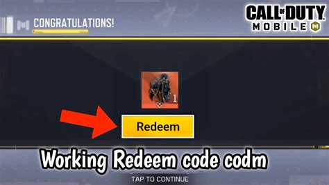 New Today Working Redeem Code Cod Mobile Call Of Duty Mobile