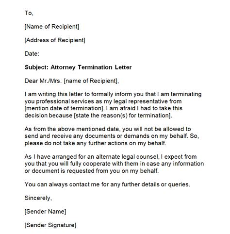 10 Useful Termination Letter Samples