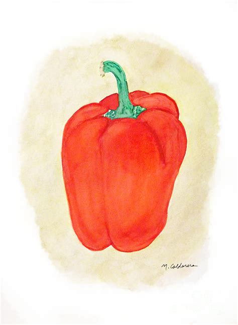 Bell Pepper Painting By Meagan Caldarera Pixels