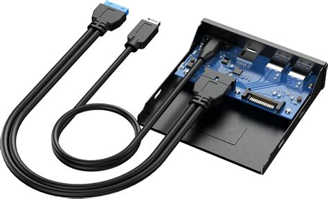 Graugear Inch Front Panel Usb Hub W Internal Card Reader Gbps