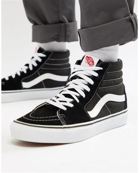 Vans Sk Hi Trainers In Gray For Men Lyst