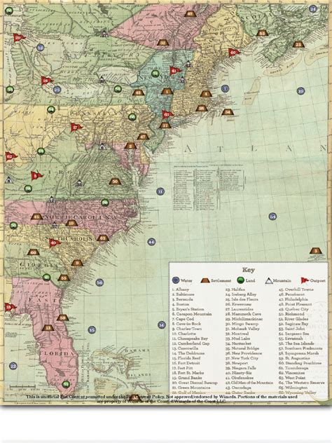 Colonial North America (Map) - GM Binder | Download Free PDF | Wizards ...