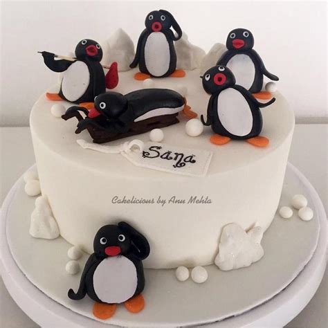 Pingu!!! - Decorated Cake by Cakelicious by Anu Mehta - CakesDecor