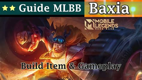 Build Item Baxia Mobile Legends Siap Libas Meta Tank Jungler